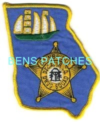 GEORGIA,BAINBRIDGE POLICE DRUG SQUAD 1 STATE SHAPED_wm